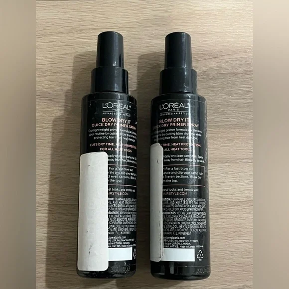 L'Oreal Paris Blow Dry It Quick Dry Primer Spray Discontinued NEW Lot of 2 4.2Oz
